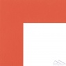 Паспарту  W125  80*120  оранжевый (80, стандарт, Scappi Cartoni (Италия), Roma White, 1,4, Красный, белый, 120)