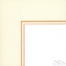 Паспарту 2030  80*120  кремовый (80, стандарт, Scappi Cartoni (Италия), Coloured, 1,4, Кремовый, оранжевый, 120)