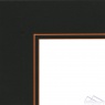 Паспарту 2020  80*120  черный (80, стандарт, Scappi Cartoni (Италия), Coloured, 1,4, Черный, оранжевый, 120)