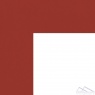 Паспарту  W131  80*120  красный (80, стандарт, Scappi Cartoni (Италия), ROMA WHITE, 1,4, Красный, белый, 120)