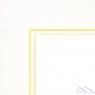 Паспарту 2013 80*120 белый (80, стандарт, Scappi Cartoni (Италия), Coloured, 1,4, Белый, желтый, 120)