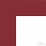 Паспарту  W181 (80, стандарт, Scappi Cartoni (Италия), Roma White, 1,4, Красный, белый, 120)