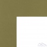 Паспарту  W128  80*120  шалфей (80, стандарт, Scappi Cartoni (Италия), ROMA WHITE, 1,4, Зеленый, белый, 120)