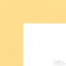 Паспарту  W142  80*120  желтоватый (80, стандарт, Scappi Cartoni (Италия), ROMA WHITE, 1,4, Желтый, белый, 120)