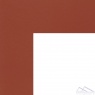 Паспарту  W192  80*120  красный (80, стандарт, Scappi Cartoni (Италия), Roma White, 1,4, Красный, белый, 120)