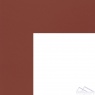 Паспарту  W199  80*120 красный (80, стандарт, Scappi Cartoni (Италия), Roma White, 1,4, Красный, белый, 120)