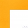 Паспарту  W119  80*120  желтый (80, стандарт, Scappi Cartoni (Италия), ROMA WHITE, 1,4, Желтый, белый, 120)