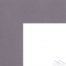 Паспарту  W135  80*120  лаванда (80, стандарт, Scappi Cartoni (Италия), ROMA WHITE, 1,4, Серый, белый, 120)