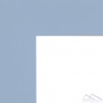 Паспарту  W194  80*120 голубой (80, стандарт, Scappi Cartoni (Италия), Roma White, 1,4, Голубой, белый, 120)