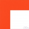Паспарту  W109  80*120 оранжевый (80, стандарт, Scappi Cartoni (Италия), Roma White, 1,4, Красный, белый, 120)