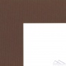 Паспарту  W168  80*120 коричневый (80, стандарт, Scappi Cartoni (Италия), Roma White, 1,4, Коричневый, белый, 120)