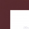 Паспарту  W182  80*120 бордо (80, стандарт, Scappi Cartoni (Италия), Roma White, 1,4, Красный, белый, 120)