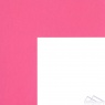 Паспарту  W123  80*120 розовый (80, стандарт, Scappi Cartoni (Италия), ROMA WHITE, 1,4, Розовый, белый, 120)