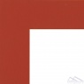Паспарту  W101  80*120 красный (80, стандарт, Scappi Cartoni (Италия), ROMA WHITE, 1,4, Красный, белый, 120)